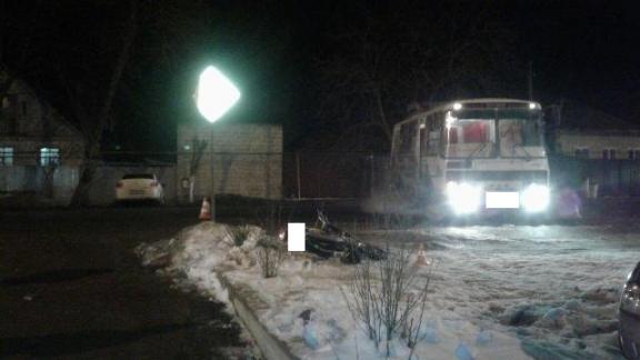 В Пятигорске 17-летний мотоциклист врезался в автобус