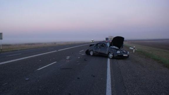 На трассе в Кочубеевском районе в результате ДТП погиб пассажир