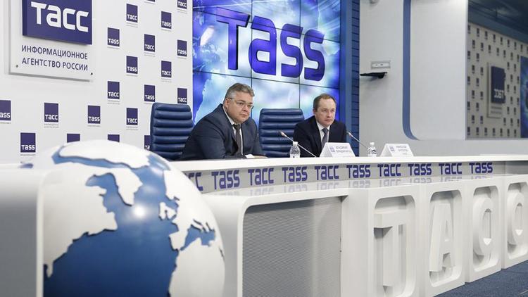 Губернатор Ставрополья подведёт итоги 2018 года на федеральной пресс-конференции ТАСС
