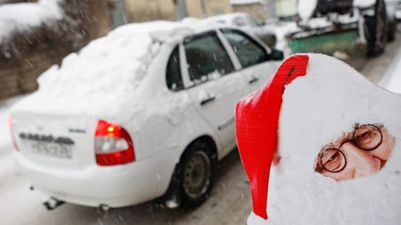 Первый снег вызвал транспортный коллапс в Ставрополе