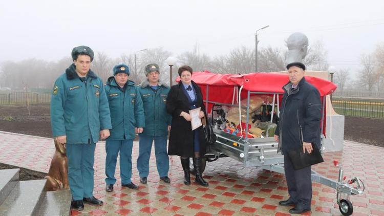 Сельская пожарная дружина Новоселицкого района получила новое оборудование