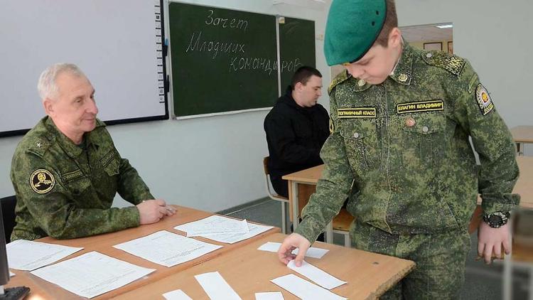 В день рождения генерала Доватора ставропольские кадеты сдавали экзамен