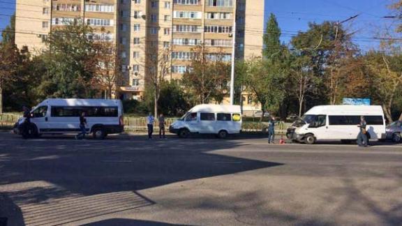 В Ставрополе столкнулись две маршрутки