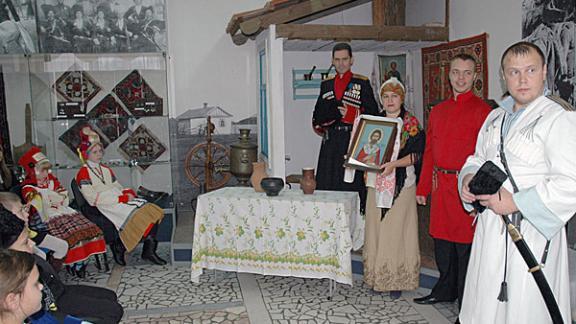Проводы казака на службу устроили в ставропольском музее истории казачества