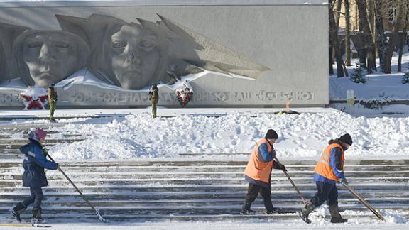 Ставрополье вновь накрыло снегом