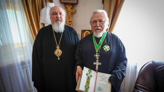 Протоиерей Павел Рожков получил орден преподобного Сергия Радонежского 2-й степени