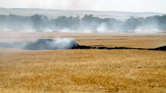 МЧС Ставрополья продолжает операцию по защите урожая от огня