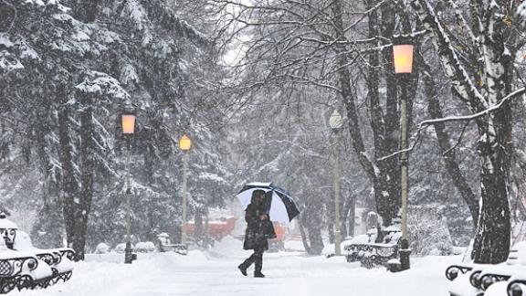 Снег и порывистый ветер ожидаются на Ставрополье 6 и 7 января