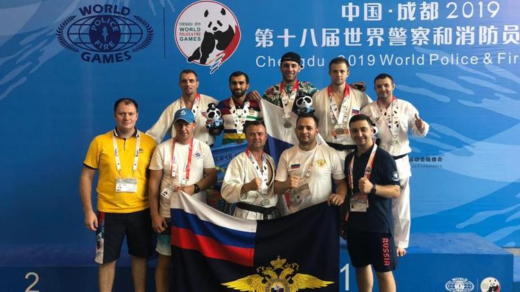 Ставропольские полицейские стали призёрами игр в Китае