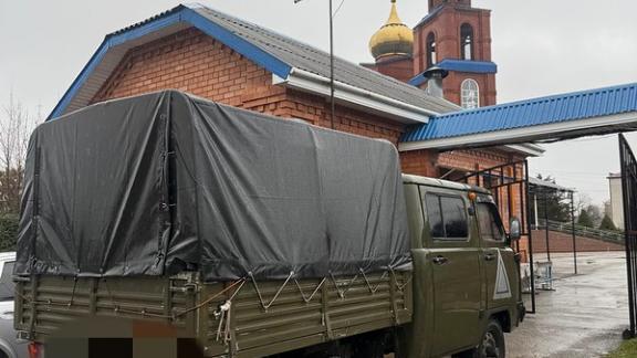 Приход храма Успения Божией Матери села Кочубеевского отправил гуманитарный груз в зону СВО