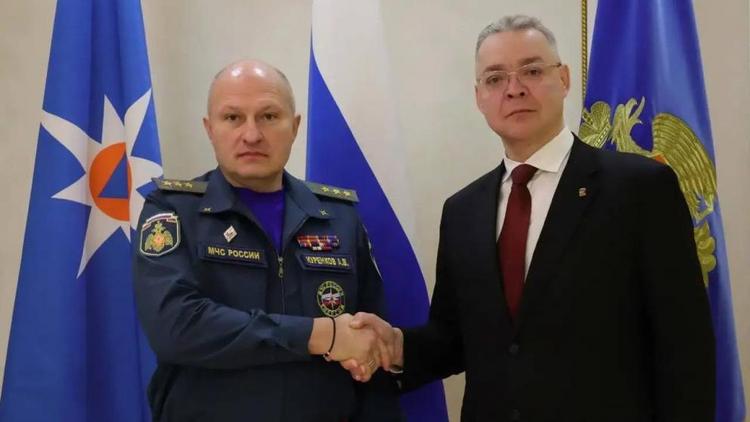 Губернатор Ставрополья обсудил с главой МЧС РФ вопросы защиты от ЧС и пожаров