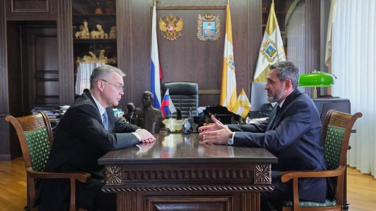 Губернатор Ставрополья провёл рабочую встречу с атаманом Всероссийского казачьего общества