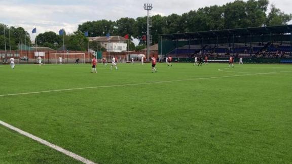 На стадионе «Сигнал» города Изобильного состоялся футбольный матч