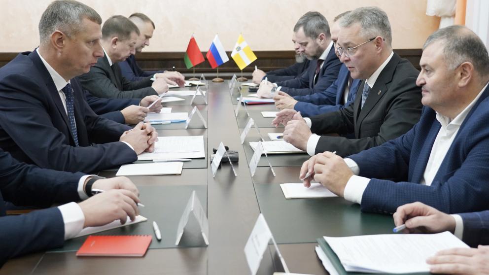 Губернатор Ставрополья обсудил с делегацией Беларуси расширение сотрудничества