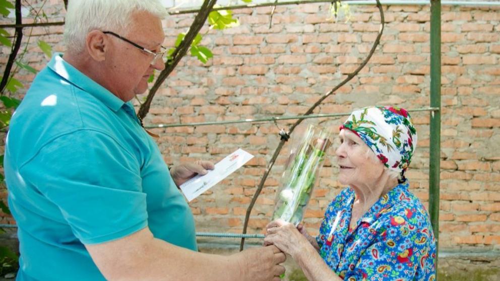Труженица тыла из Будённовского округа отметила 95-летний юбилей