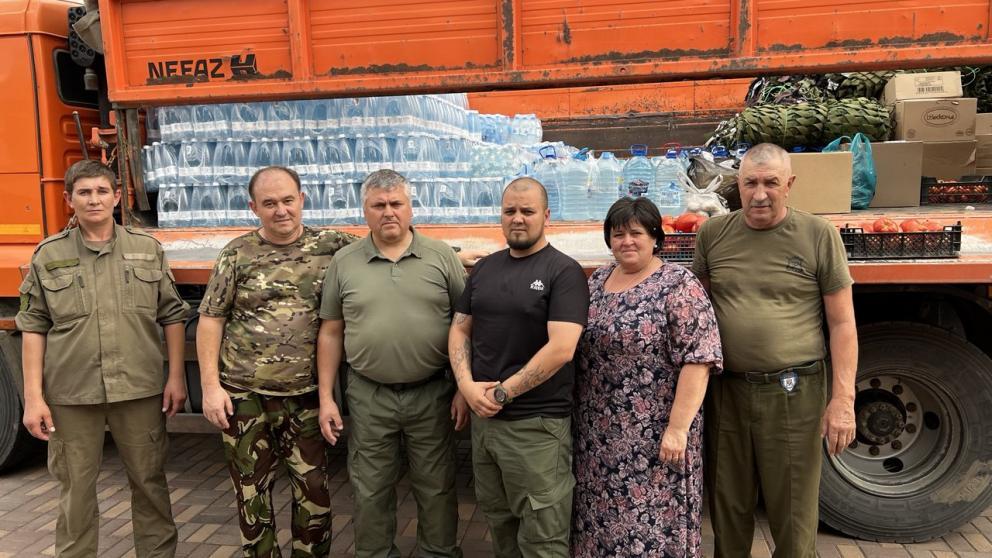 Казаки из Новопавловска отправили полезный груз для батальона Терек