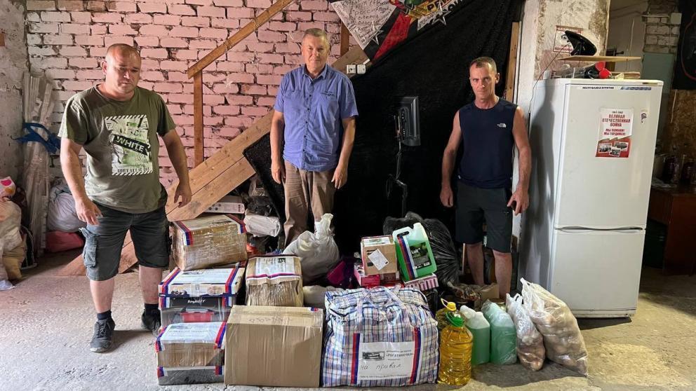 Гуманитарный конвой отправили из Петровского округа в зону СВО