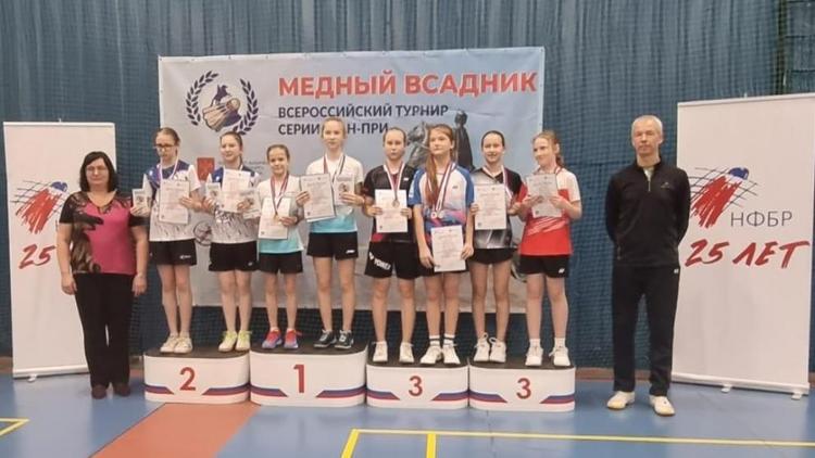 Ставропольская бадминтонистка выиграла медали на всероссийском турнире