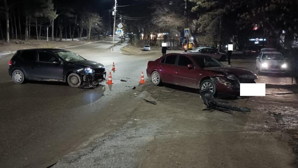 Пенсионерка пострадала в столкновении двух иномарок в Кисловодске