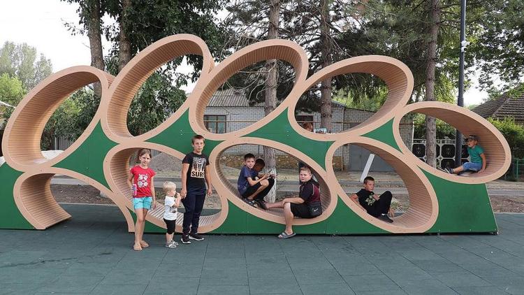 Новый парк открыли в селе Новоселицкого округа Ставрополья