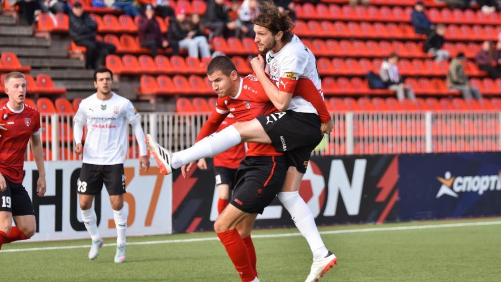 Футболисты пятигорского «Машука-КМВ» поделили очки с «текстильщиками» из Иваново