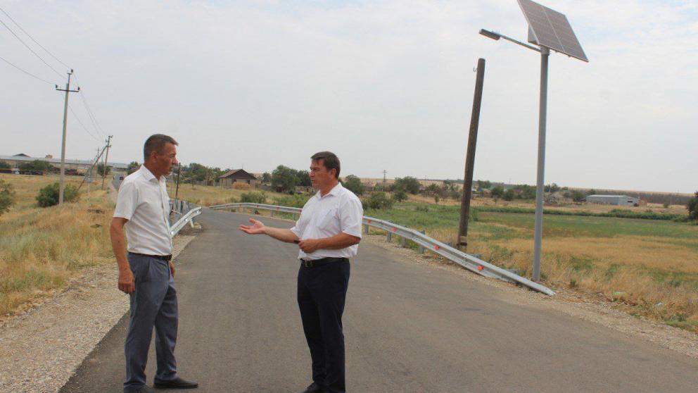 Завершён капитальный ремонт дорог в Туркменском округе