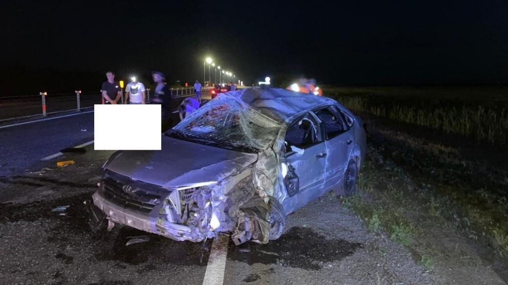 На Ставрополье семья пострадала в ДТП