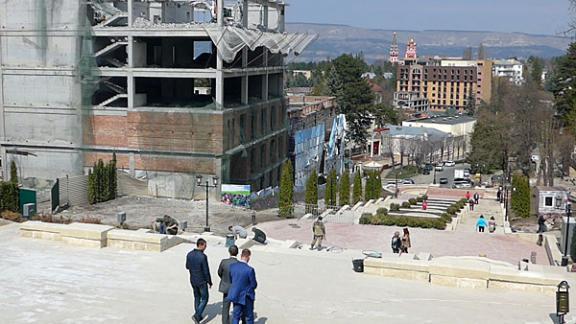 В Кисловодске завершают реконструкцию Каскадной лестницы