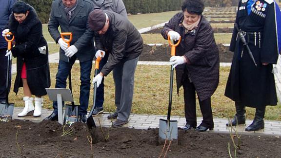 60 кустов роз из Донецка высадили в национальном парке «Кисловодский»
