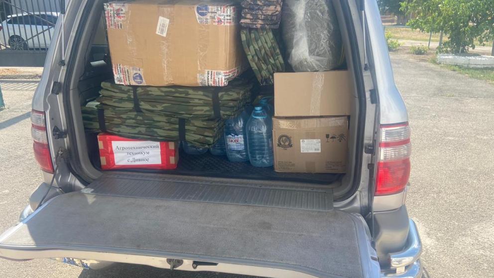 В зону СВО доставили груз из Апанасенковского округа Ставрополья