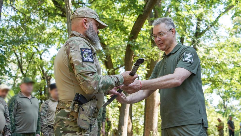 Губернатор Ставрополья встретился с бойцами бригады «Терек»