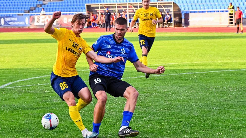 Футболисты ставропольского «Динамо» отпраздновали успех в Ростове-на-Дону 