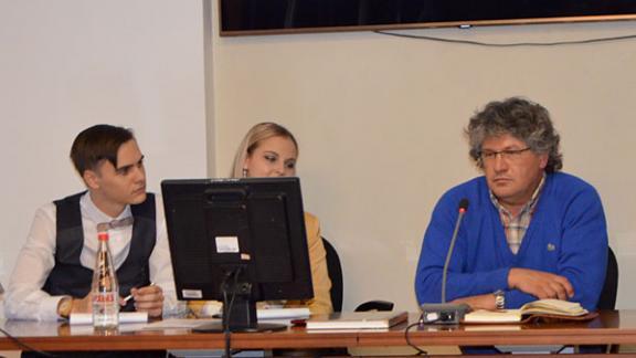 Художник Сергей Паршин стал «ПеРСОной» на встрече со студентами СКФУ