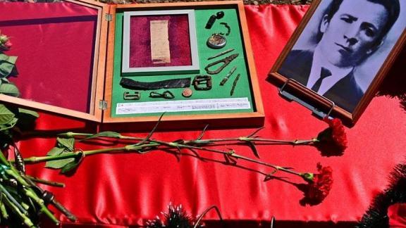 В Будённовском округе Ставрополья торжественно захоронили останки солдата, погибшего в годы войны