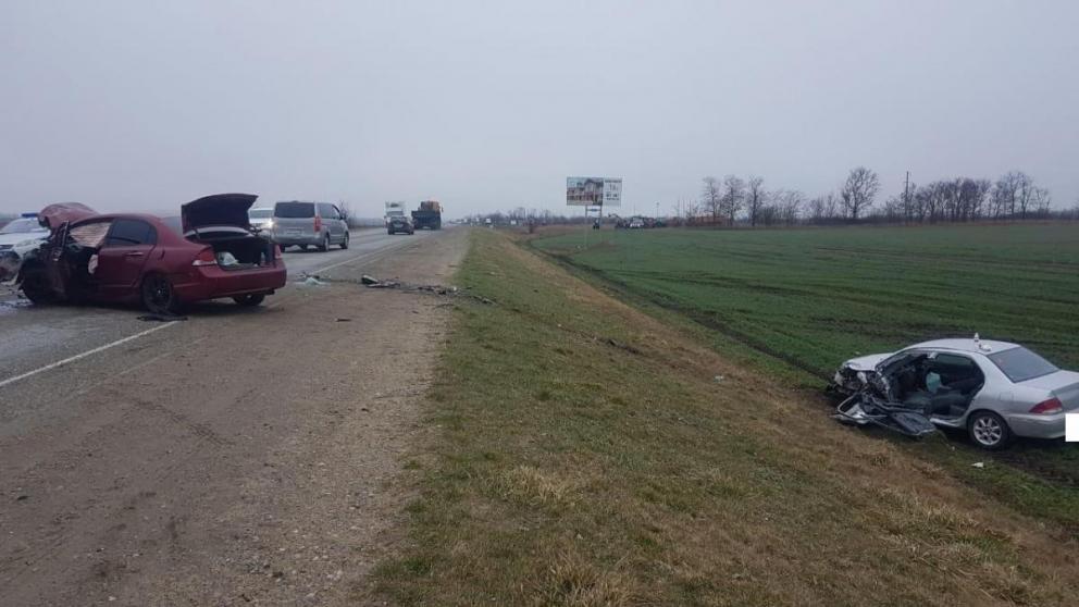 Водитель «Хонды» сбежал с места ДТП под Ставрополем, его ищет полиция