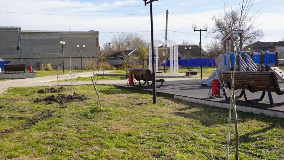 В селе Курсавка преображают территорию рядом с арт-объектом «Звезда»