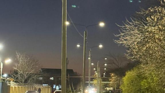 В Ставрополе появилось более 60 уличных фонарей 
