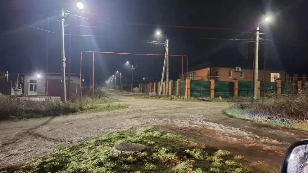 В Ставрополе продолжается строительство сетей уличного освещения