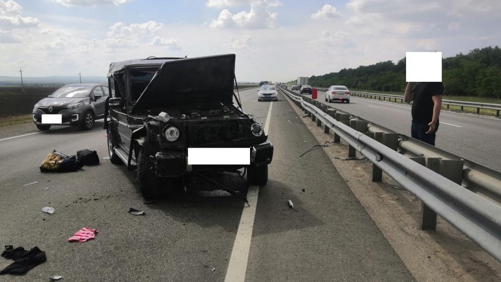 На Ставрополье в ДТП пострадала семья