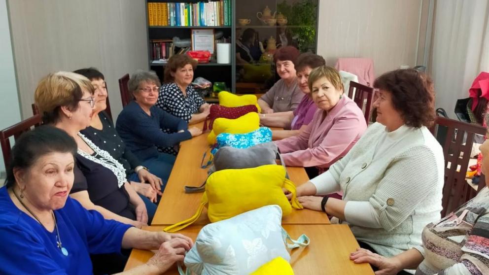 Старшее поколение из Арзгирского округа поддерживает участников СВО