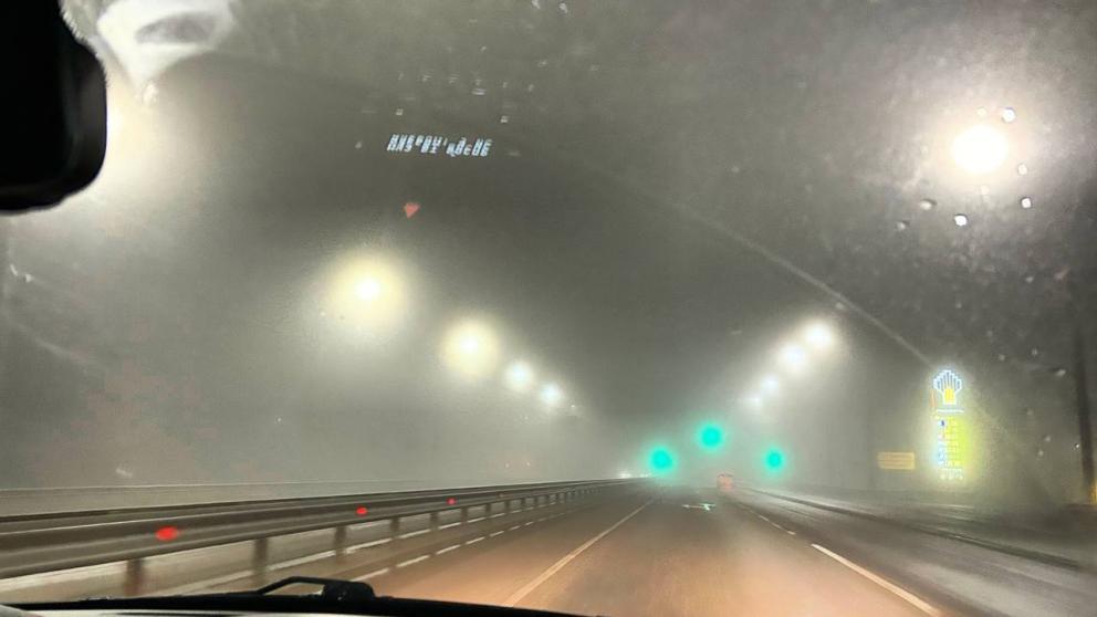 Густой туман осложняет движение на дорогах Ставрополья