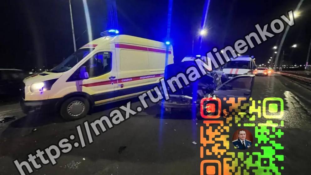 В Невинномысске три человека пострадали в ДТП из-за опасного обгона