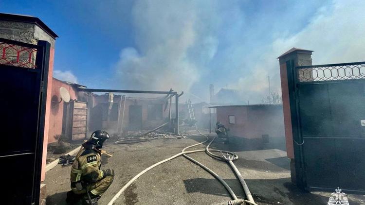 Пожар в Предгорном округе Ставрополья потушили