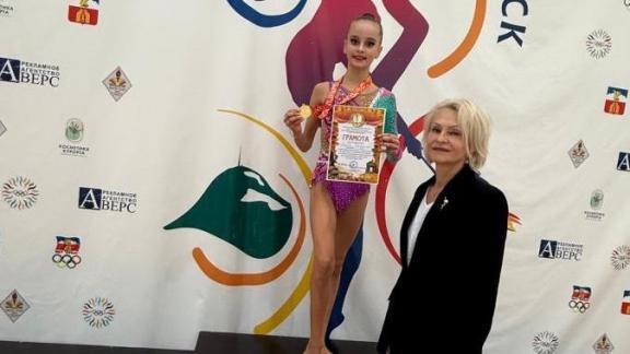 Юная гимнастка из Кисловодска стала лучшей на региональных соревнованиях