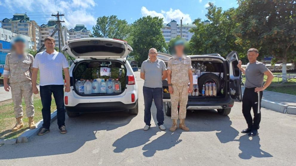 Жители Благодарненского округа отправил на передовую очередной груз