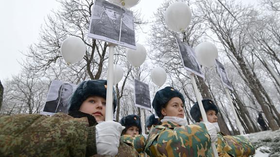 Освобождение Ставрополя от фашистов отметили митингом