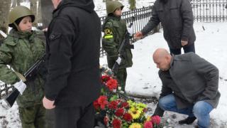 Ставропольские кадеты выставили почётный караул у обелиска в урочище Столбик
