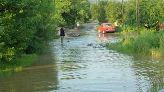 В Минеральных водах подтопило дома и приусадебные участки