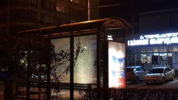На улице Маяковского в Ставрополе разбили остановку