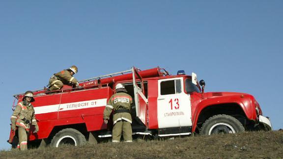 В Ставрополе потушен пожар в частном доме на улице Серова